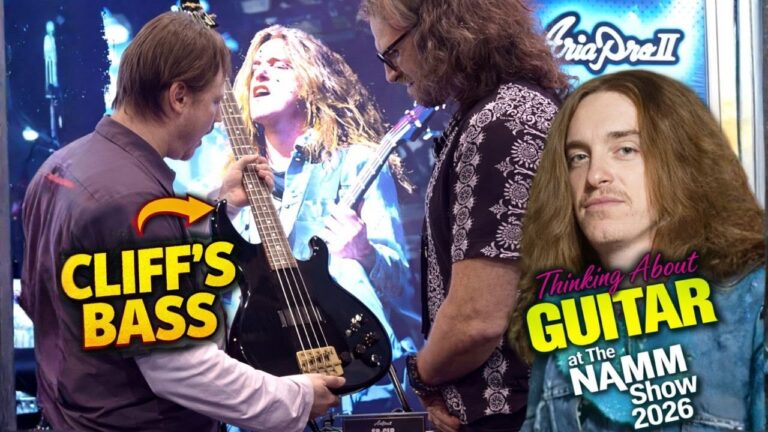 Aria FINALLY Releases the Cliff Burton Signature Bass! (NAMM 2026)