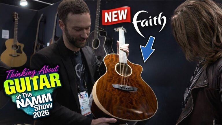 Faith’s Torrefied Acoustics Sound Like 15–20 Year Old Guitars?! (NAMM 2026)
