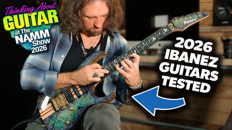 Ibanez NAMM 2026 New Guitars Tested! Vision Series, Alpha 8-String & RGD