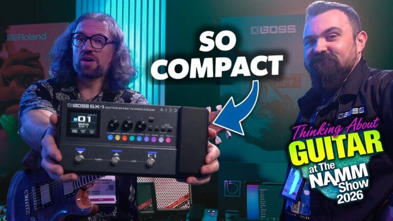 Just How Good Is BOSS’s New Portable Multi-Effects? GX-1 : GX-1B Demo (NAMM 2026)