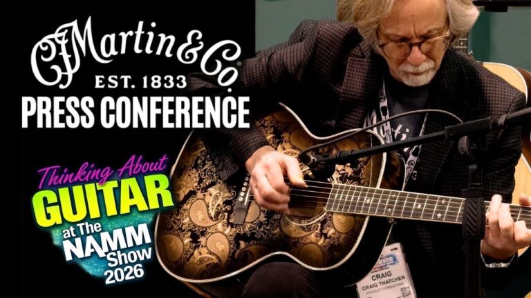 NEW Martin Acoustics for 2026! (First Look at NAMM 2026)