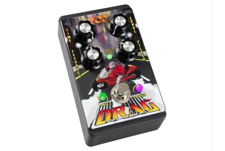 DOD launches DRAG analog delay pedal with real-time delay and pitch manipulation